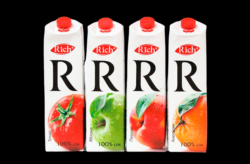 Сік в асортименті, 1 л