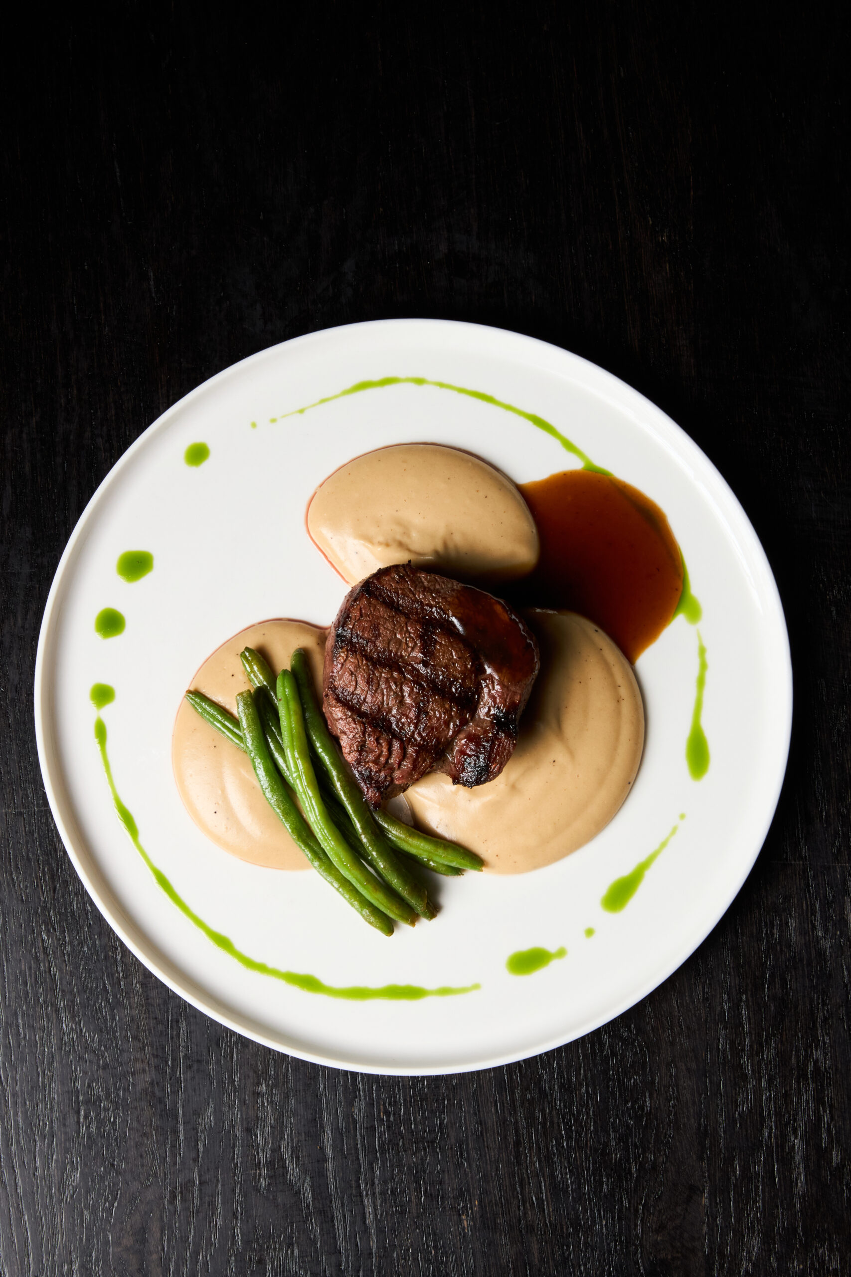 Медальйон з смаженим картопляним кремом