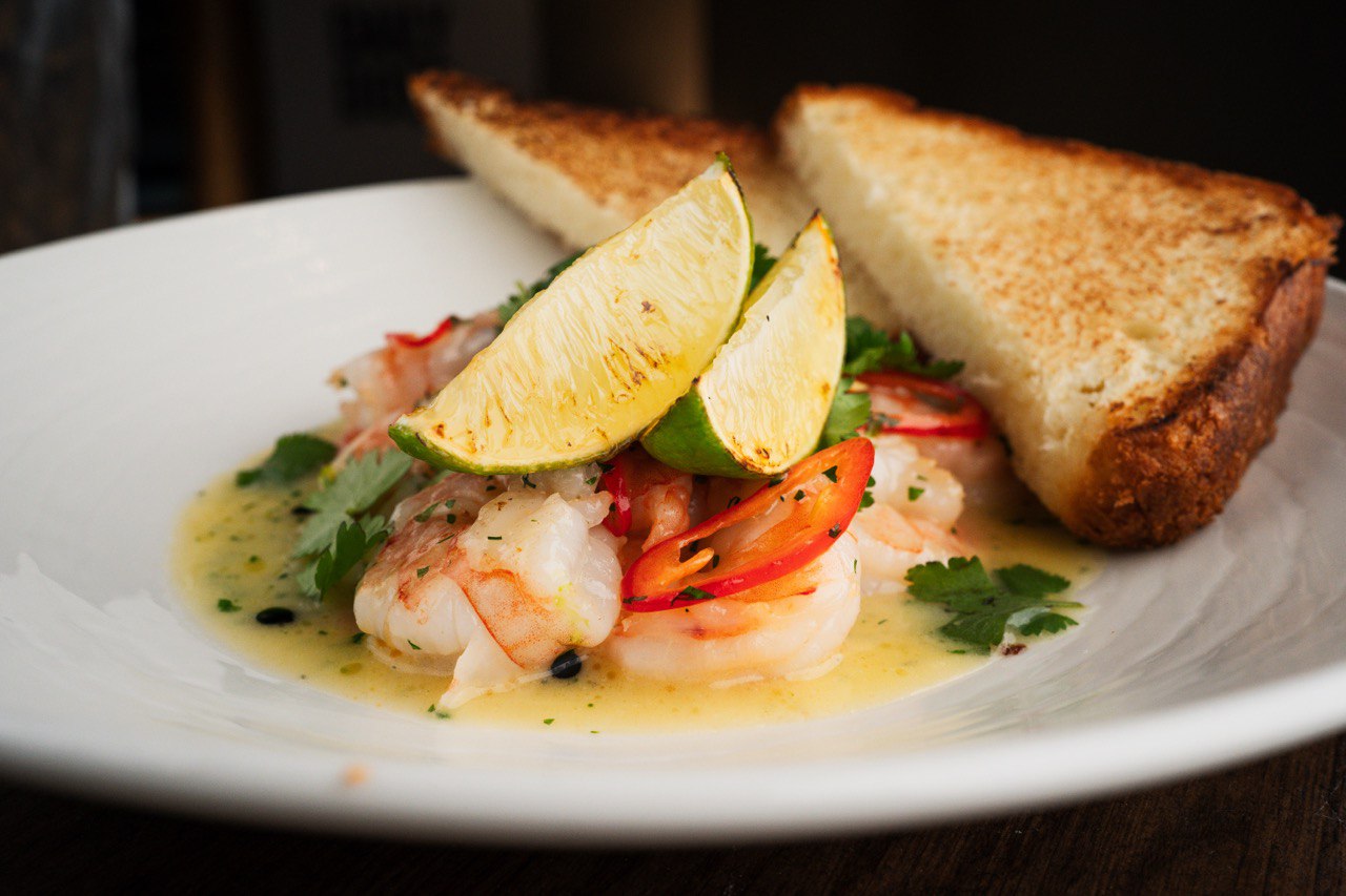 Креветки в масляному соусі